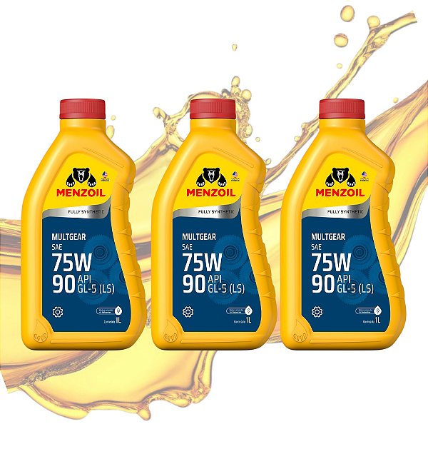 3L Óleos Transmissão Mult Gear Sintético SAE 75W90 API GL5