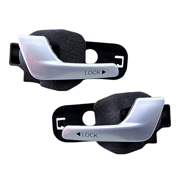 Par Maçaneta Interna Porta Dianteira Fiat Strada Palio Siena