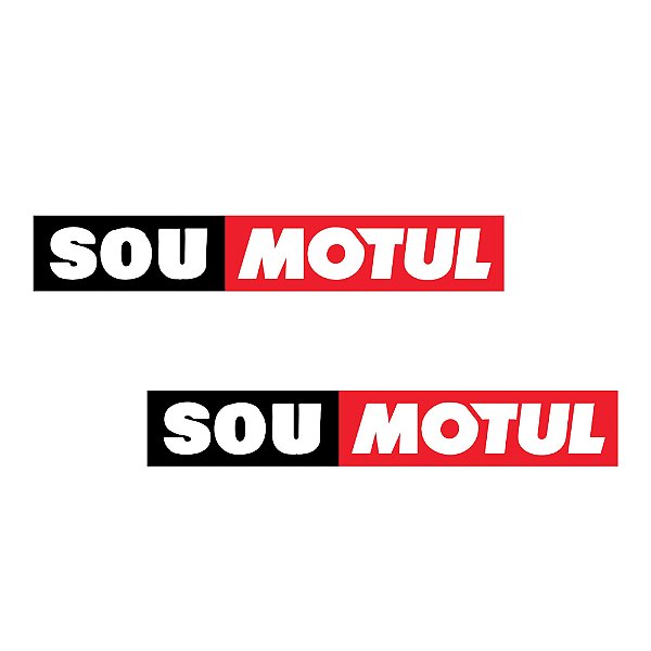 Adesivo Motul 14 Cm X 2,3 Cm 2 Unidades Carro e Moto