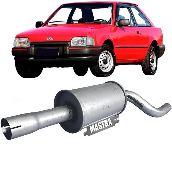 Escapamento Silencioso Traseiro Escort 83 a 96 1.0 CHT