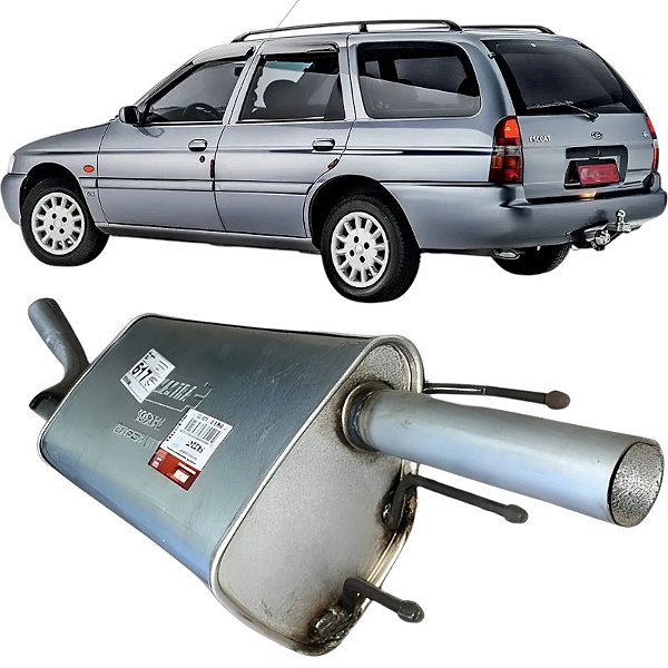Silencioso Traseiro Escort SW 1.6 16V 1997 a 2003 FR3224T