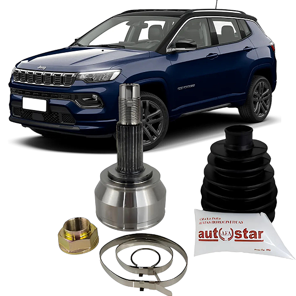 Junta Homocinética Jeep Compass 2.0 2016 / 2019 Flex 27x25  AJH03036 NJH226882 MA64062 JHC52001 DG80418