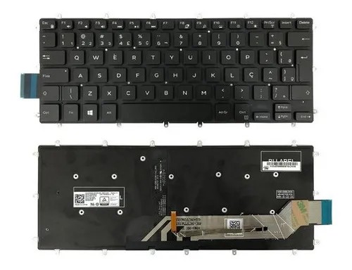 Teclado Dell Inspiron 14' 7460 7466 7472 0x02kx Iluminação