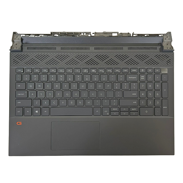 PALMREST DELL INSPIRON GAMER G15 5510 5511 DP/N 0V256H RGB TECLAS BRANCAS SEM BOTAO POWER