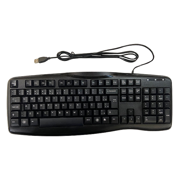 TECLADO DIEBOLD ABNT2 USB MODEL: F21-KB12 DU3