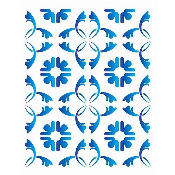 Stencil OPA 15x20 1884 Estamparia Azulejo