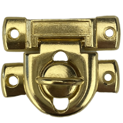 Fecho Cadeado G em Metal Dourado 4,1x3,4cm