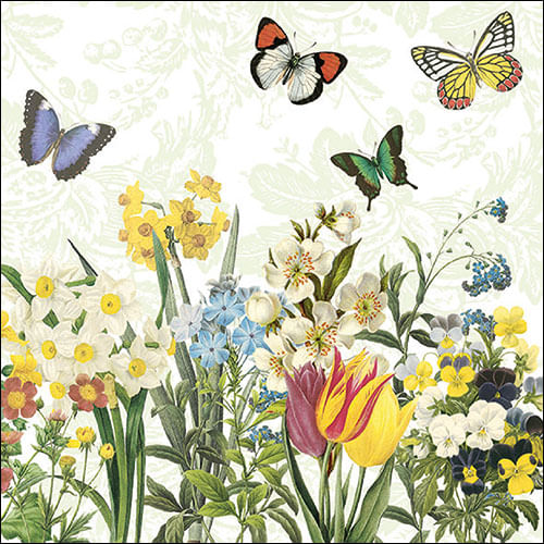 Guardanapo Flores da Primavera 13317015 Ambiente com 2 peças