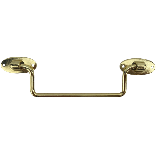 Puxador Alça Tradicional P em Metal Dourado 14,7x3,5cm