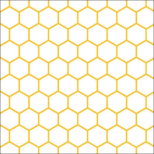 Guardanapo Hexagonal Amarelo 13317600 Ambiente com 2 peças