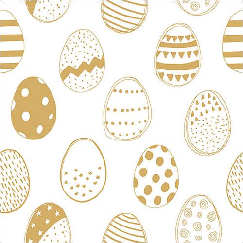 Guardanapo Páscoa Ovos Dourados por todos os Lugares 23317130 Ambiente com 2 peças