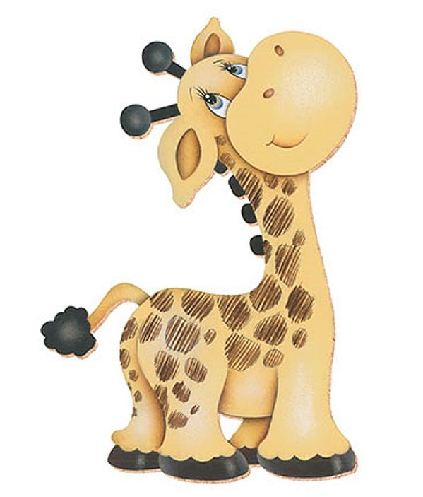 Aplique Litoarte APM8-318 8cm Girafa