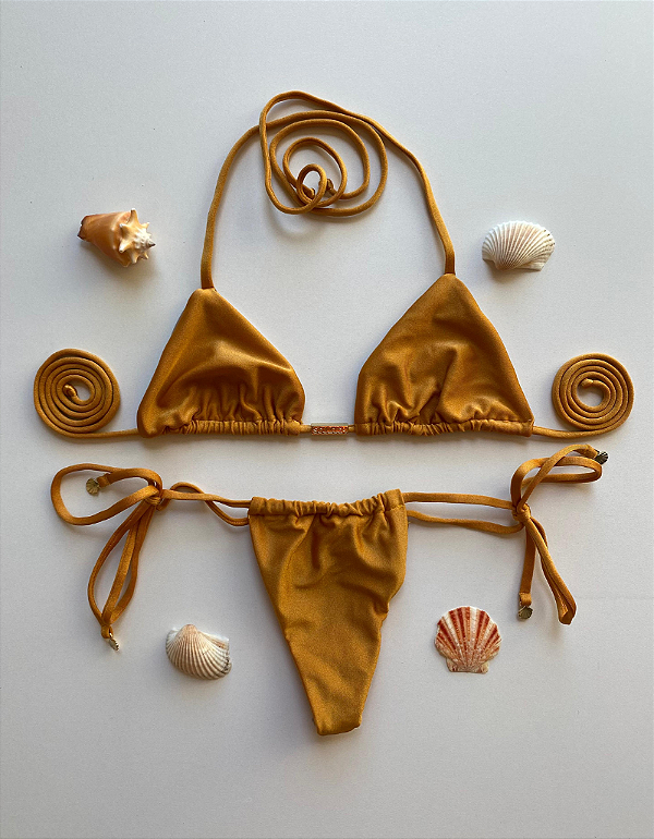 Biquíni Vênus Dourado