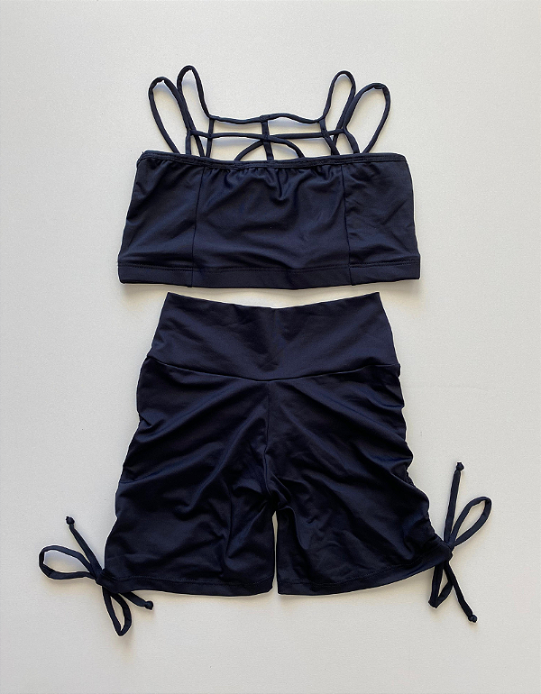 Conjunto Gold Preto