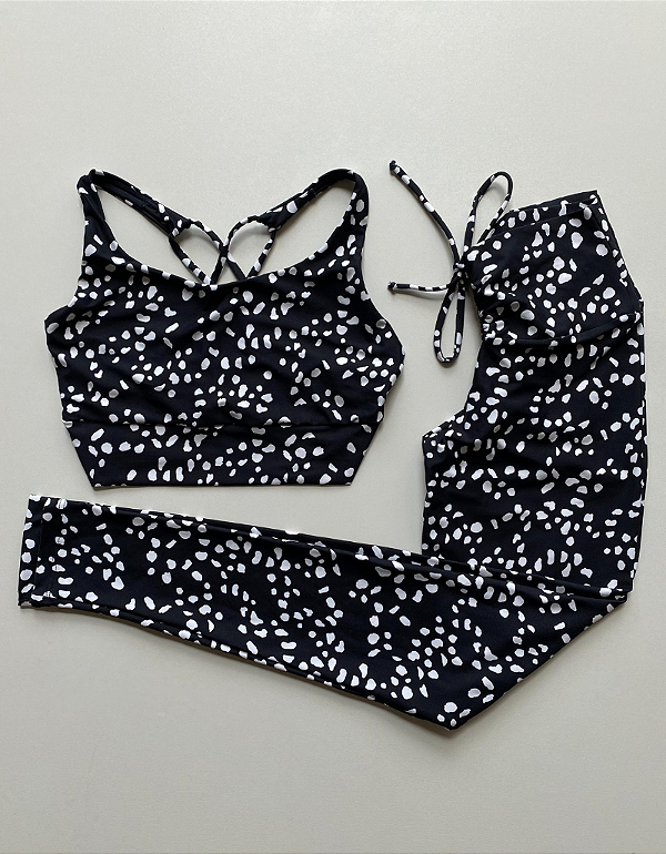 Conjunto Passion Oncinha Preta