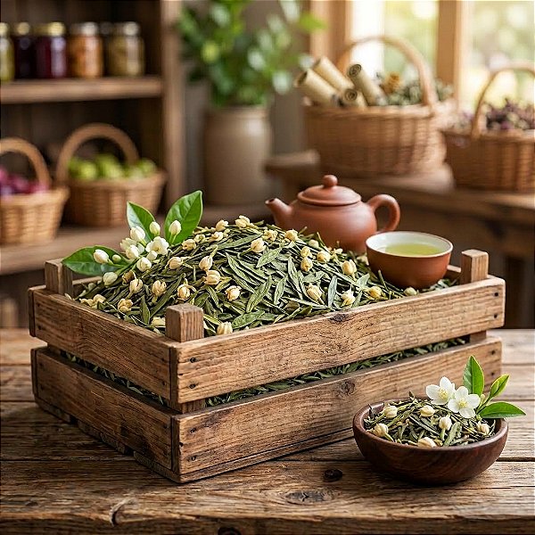 Chinese Jasmine Longjing Tea — WhalEssence