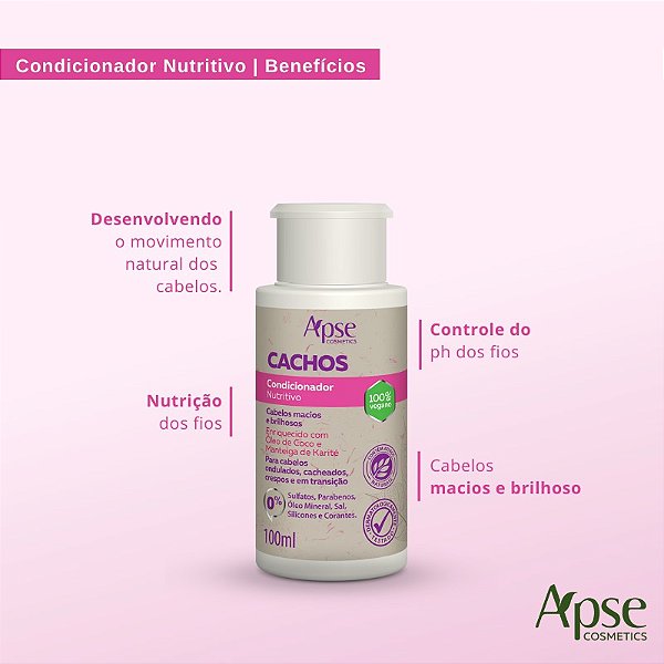 Condicionador SOS Cachos 100ml - APSE