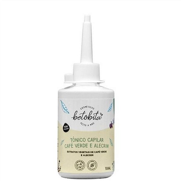 Tônico Capilar Café Verde e Alecrim 100ml - BETOBITA