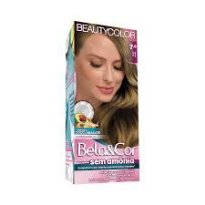 COLORAÇÃO CREME 7.0 - BELA E COR - Beautycolor