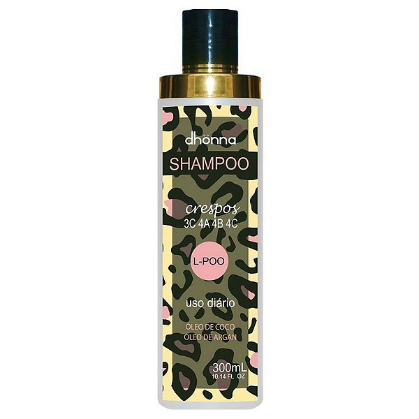 Shampoo Crespo Uso Diário 300ml - DHONNA