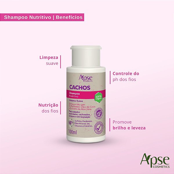 Shampoo SOS Cachos 100ml - APSE