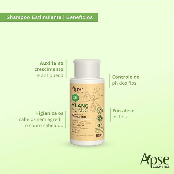 Shampoo Estimulante Ylang Ylang 100ml - APSE