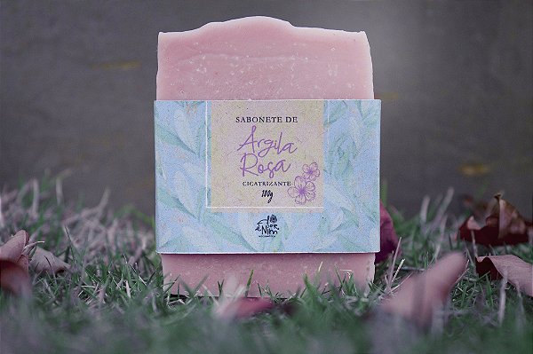 Sabonete Para Rosto Argila Rosa 10g - FLOR DE NIM