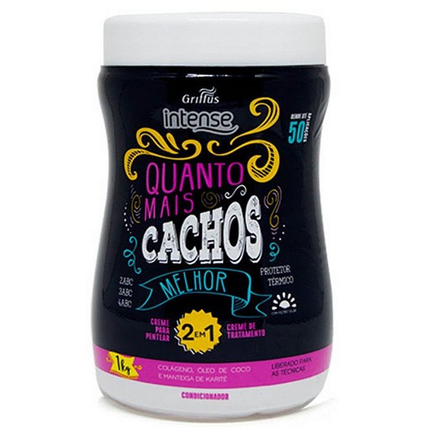 Creme 2x1 Quanto Mais Cachos Melhor 1kg - GRIFFUS
