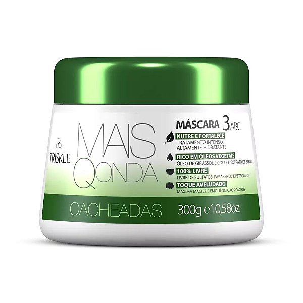 Máscara Cachos Mais Q Onda 300g - TRISKLE