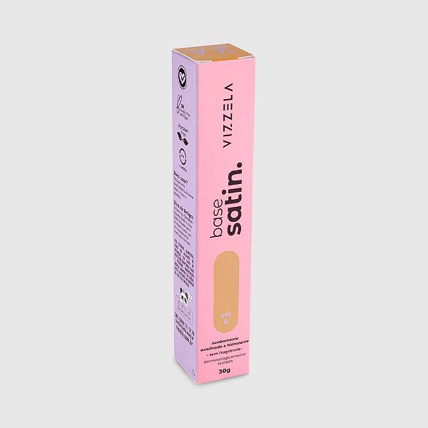Base Liquida Satin Cor 08 - VIZZELA