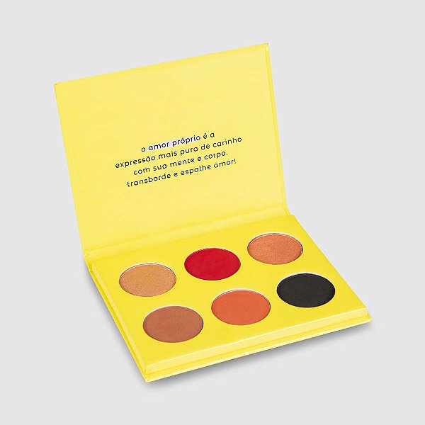 Paleta de Sombras - VIZZELA Look do dia amor