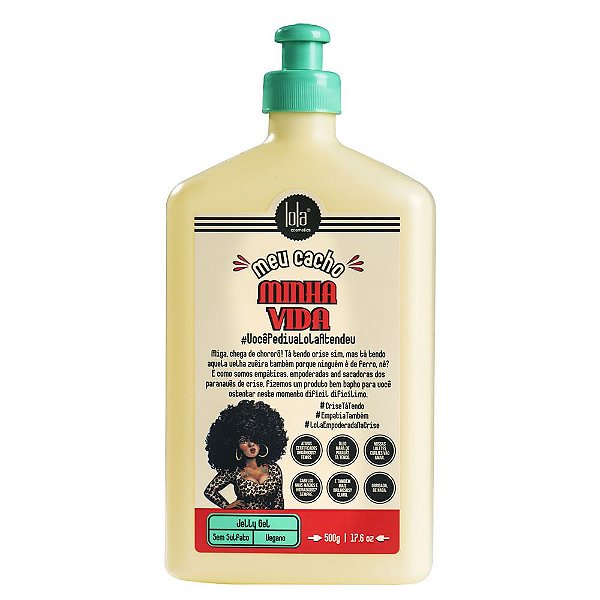 Meu Cacho Minha Vida Jelly Gel 500g - LOLA