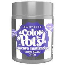 MÁSCARA MATIZADORA COLOR POTS VIOLETA BLONDE - BEAUTYCOLOR