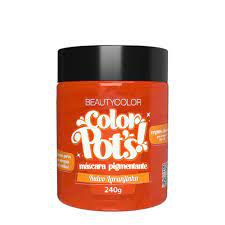 MÁSCARA PIGMETANTE COLOR POTS RUIVO LARANJINHA - BEAUTYCOLOR