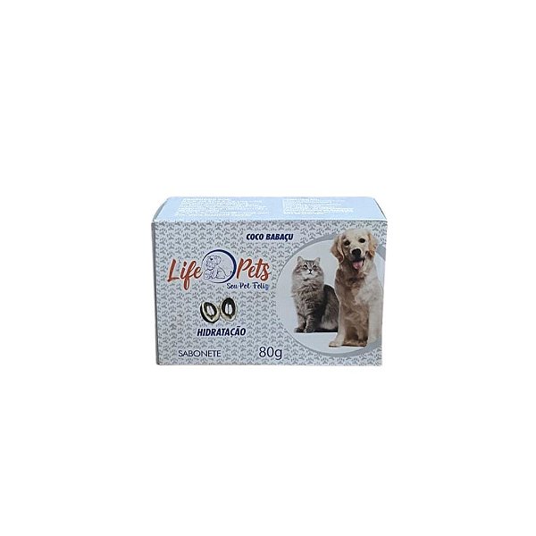 Sabonete em Barra Coco e Babaçu 80g - LIFE PETS