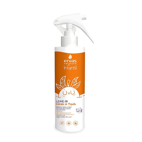 Leave in Infantil 200ml - ERVAS NATURAIS