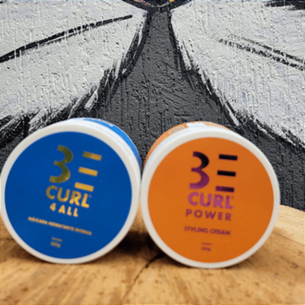 Kit Finalização Laranja e Azul - Be Curl