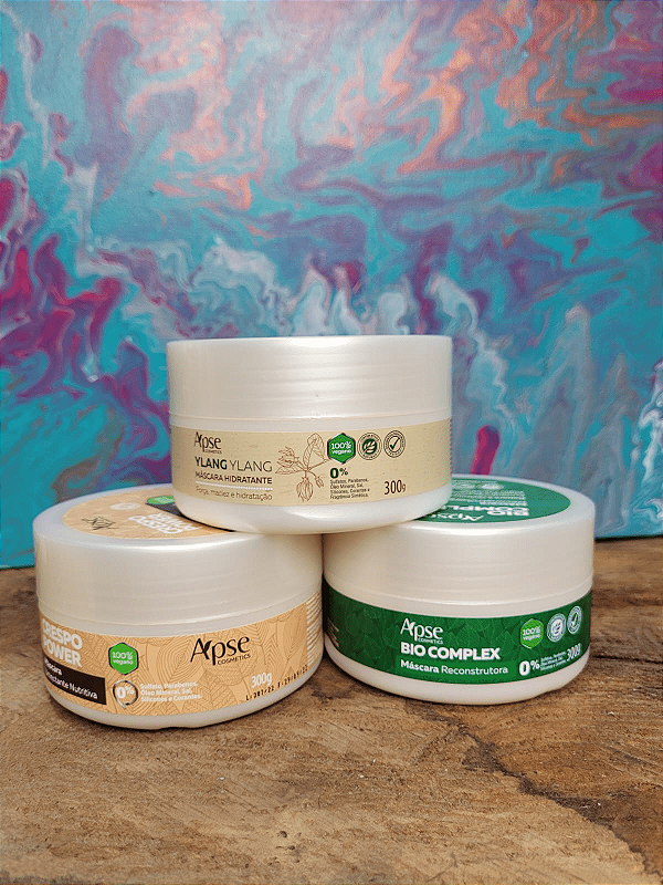 Kit Cronograma Capilar Apse com Crepo Power, Ylang Ylang e Bio Complex - APSE