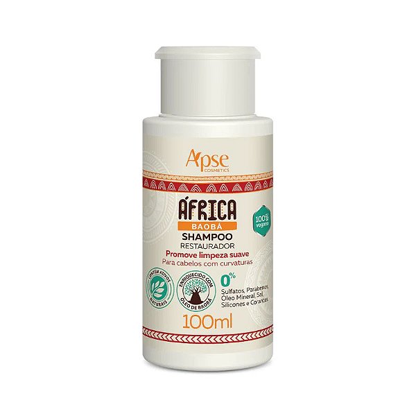 Shampoo África Baobá Restaurador 100ml - APSE
