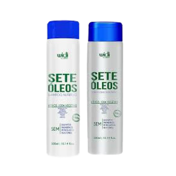 Kit Shampoo e Condicionador Sete Óleos - WIDI CARE