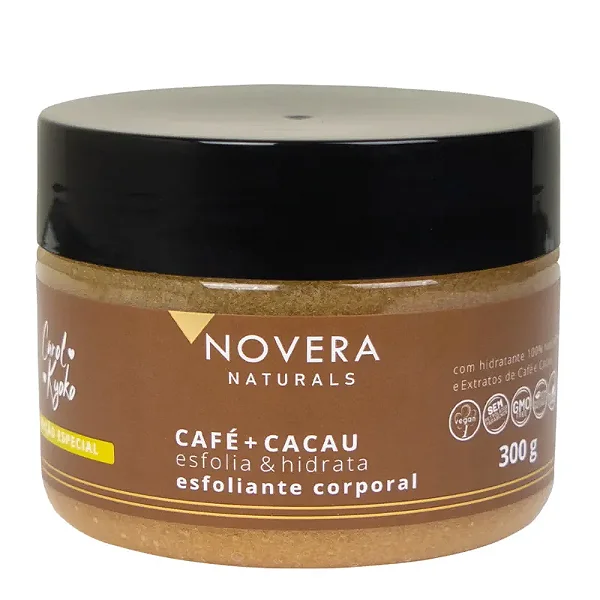Esfoliante Corporal Café + Cacau Carol Kyoko 300g - NOVERA NATURALS