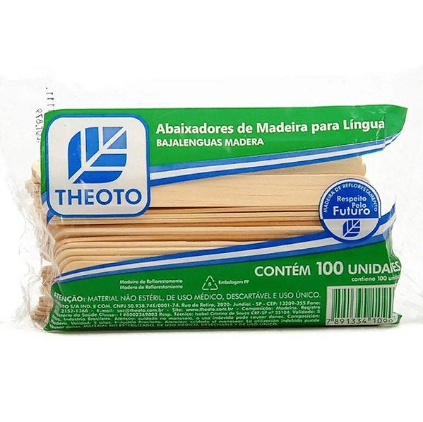 PALITO ABAIXADOR DE LINGUA 100UN