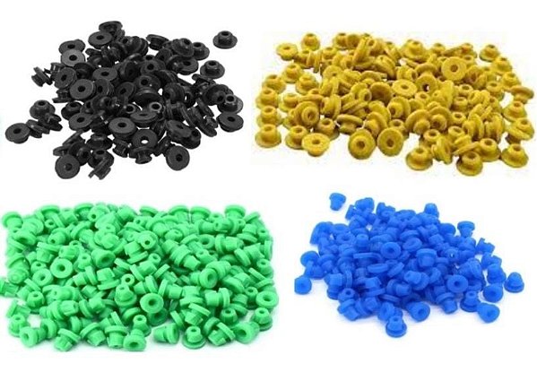 GROMMETS BORRACHINHA PARA HASTE – 100UN – WHITE HEAD