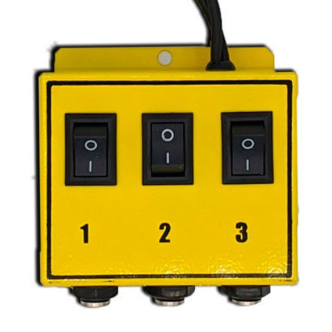 Hub adaptador 3 máquinas amarelo