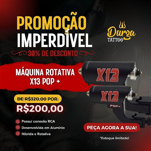 X13 Pop Máquina Rotativa Hibrida