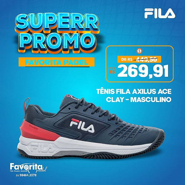 Tenis fila top azul marinho masculino