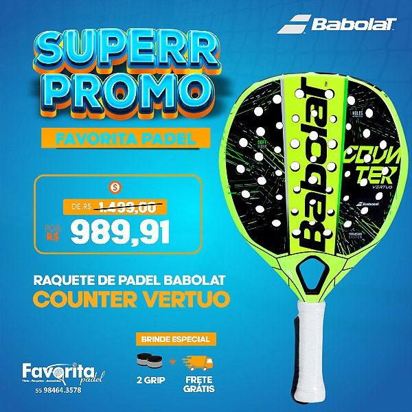 Raquete de Padel Babolat Counter Vertuo