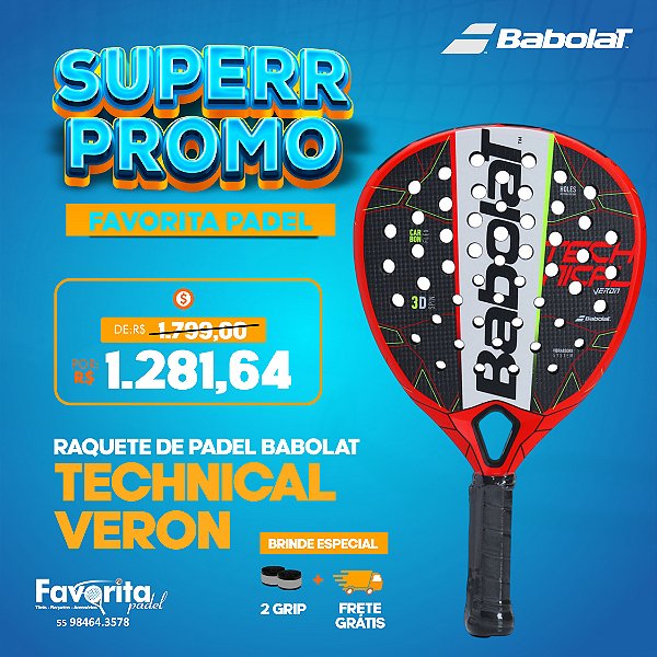 Raquete de Padel Babolat Technical Veron