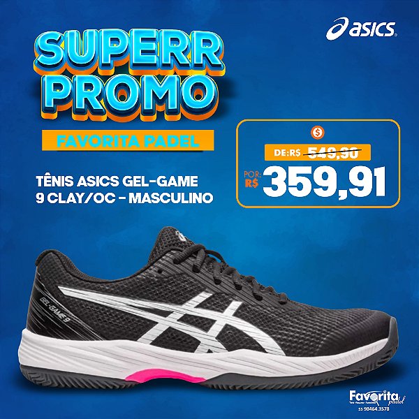 Tênis Asics Gel Game 9 Clay / OC – Masculino