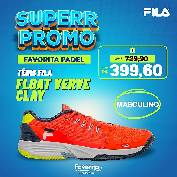 Tênis Fila Float Verve Clay – Masculino
